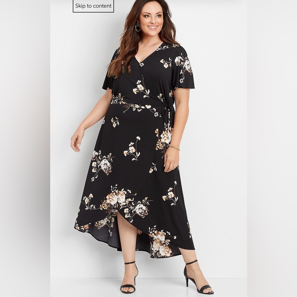 Floral "Wrap Me Up" ;) -  Party Dress